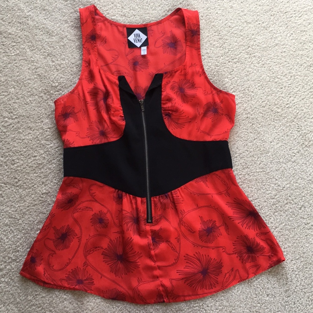 Red tank top